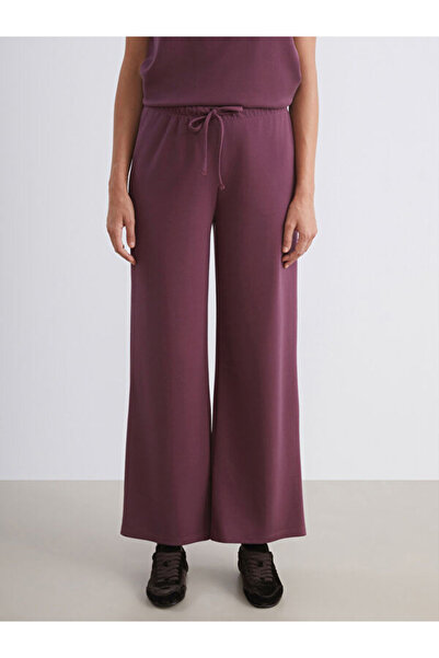 LC Waikiki Women's Wide Leg Sweatpants with Elastic Waist