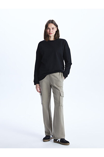 LC Waikiki Γυναικείο παντελόνι φούτερ με ελαστική μέση, άνετο και άνετο