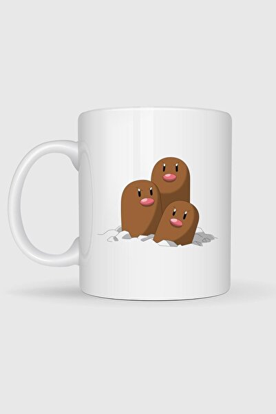 Bahriyeli Collection Dugtrio Designed Mug Cup