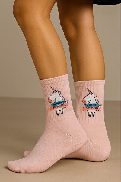 uğurlu dükkan Unicorn Patterned Socks 36-44