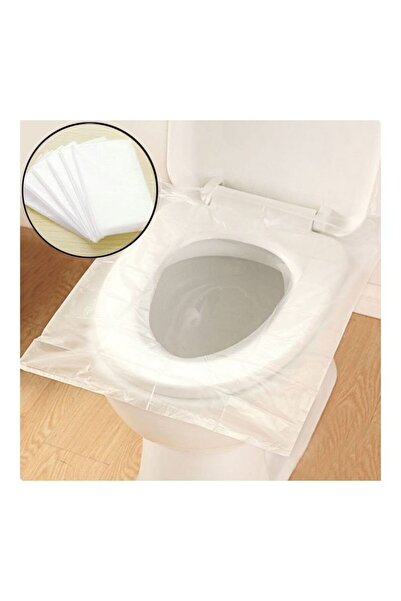 Generic 50 قطعة من أغطية مقاعد المرحاض للاستخدام مرة واحدة للسفر، وسادة ورق ا...