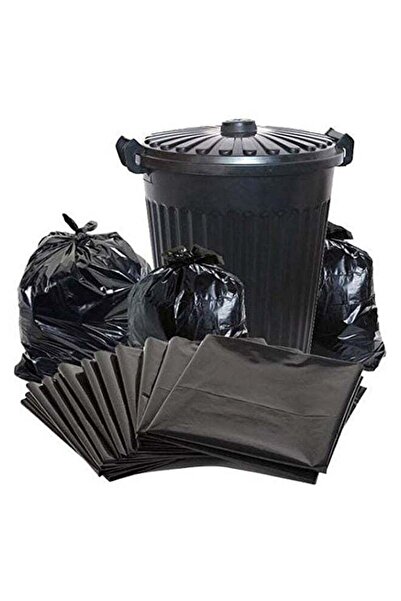 Generic أكياس قمامة SNH Packing سوداء مقاس 95 × 120 سم، أكياس قمامة قابلة للت...