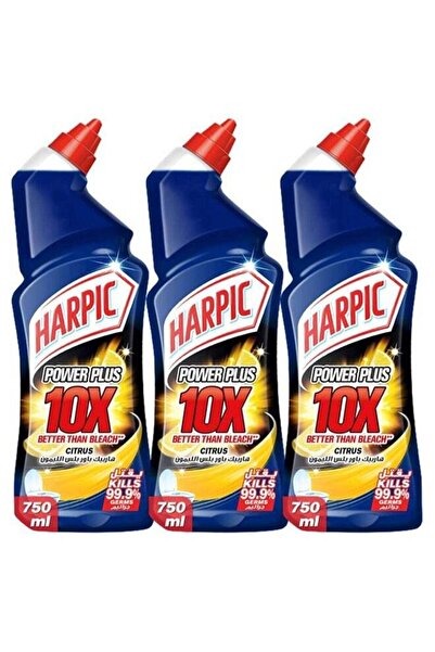Generic Harpic Power Plus Toilet Cleaner - Citrus Fragrance 750 ml Pack of 3