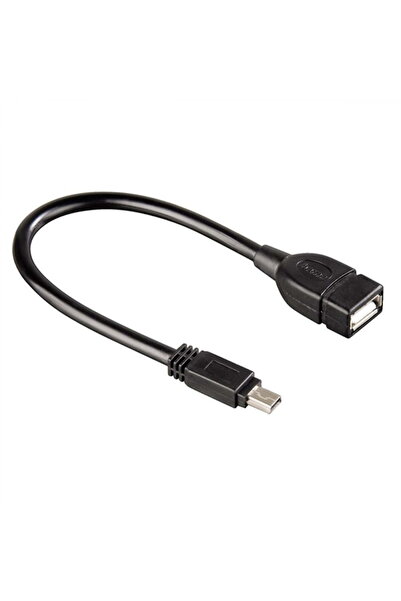 ElectroAZ Cablu adaptor miniUSB mascul la USB 2.0 mamă