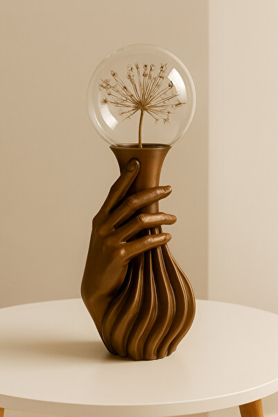 END Design مزهرية روحول الحديثة |   لمسة فنية بمواد PLA |   20 سم (لا يشمل ال...