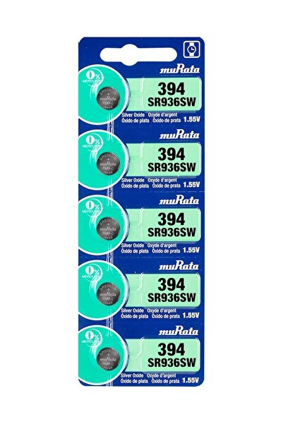 Generic muRATA 5-Pieces Murata SR936SW / 394 Silver Oxide 1.55V (muRata) Japa...