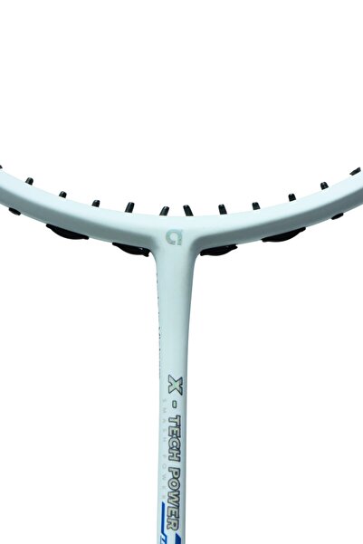 Apacs X-Tech power head heavy balanced badminton racket , White