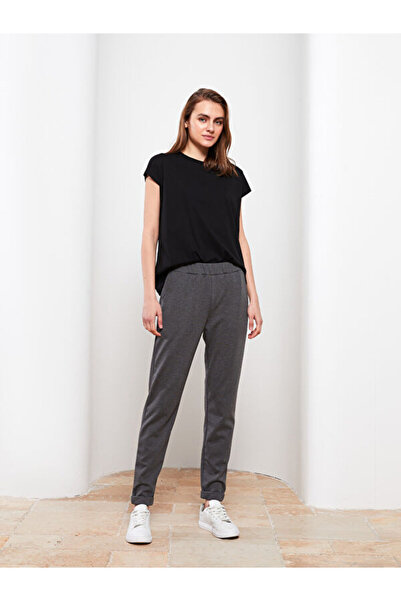 LC Waikiki Women's Sweatpants with Elastic Waist and Straight Pocket Detail