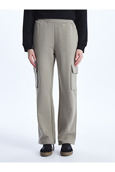 LC Waikiki Γυναικείο παντελόνι φούτερ με ελαστική μέση, άνετο και άνετο