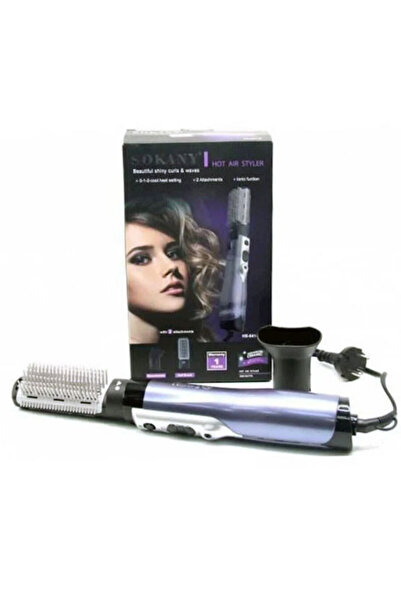 SOKANY -HB- 841-2 Electric Hair Curling Brush Dryer in One Step