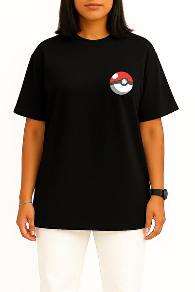 Bahriyeli Collection Oversized Venusaur Pocket and Backpack Design Unisex T-Shirt