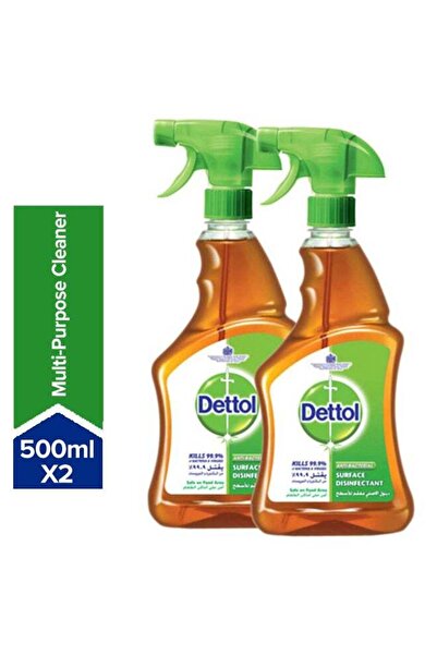 Generic ديتول عبوة من 2 مطهر أسطح مضاد للبكتيريا بني 500 مل