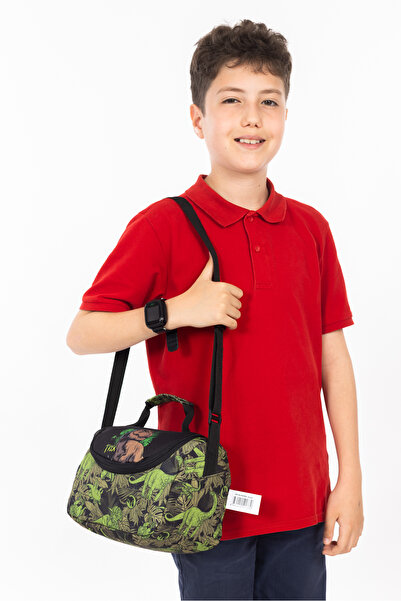 Necati Çanta Licensed T-Rex Patterned Elementary School Lunch Box