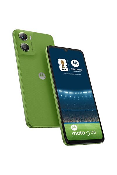 Motorola G06, 256GB, 4GB RAM, Διπλή SIM, Πράσινο Tendril