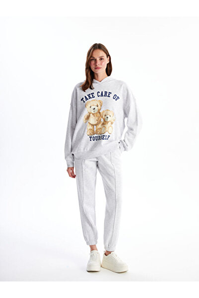 LC Waikiki Women's Thick Jogger Sweatpants with Elastic Waist