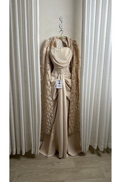 Onila Triangle-embroidered hand-sleeved dress