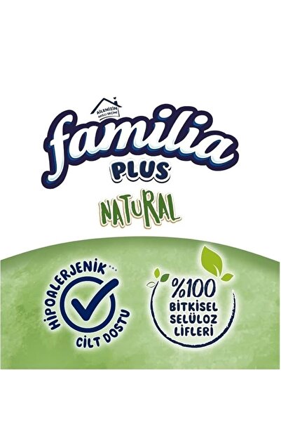 Familia Kağıt Havlu Natural (3 Katlı) Organik Bambu özlü 24 Lü Pk (2PK*12)