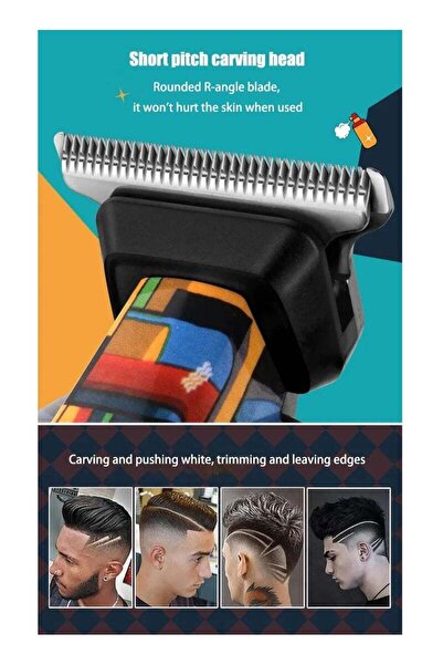 Kemei KM-MAX5090 Professional Cordless Electric Hair Clipper with LCD Screen (Saudi Version)