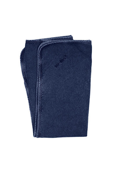 Lovedbaby Baby blanket made of imitation denim, Navy, One size