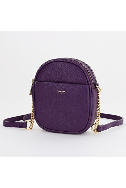 David Jones Poseta femei casual de umar din piele ecologica mov BS7000DJ2309917