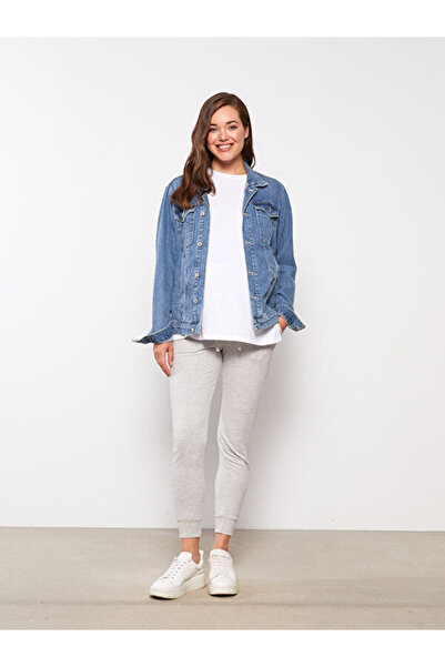 LC Waikiki Plain Maternity Jogger Sweatpants with Abdominal Panels