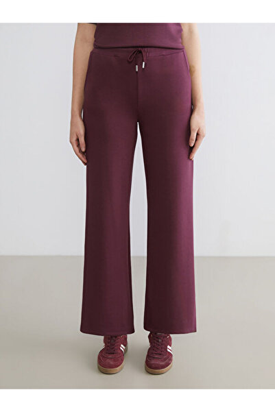 LC Waikiki Women's Wide Leg Sweatpants with Elastic Waist