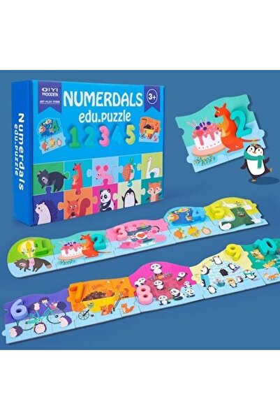 OEM 3D Educational Wooden Numbers Puzzle
