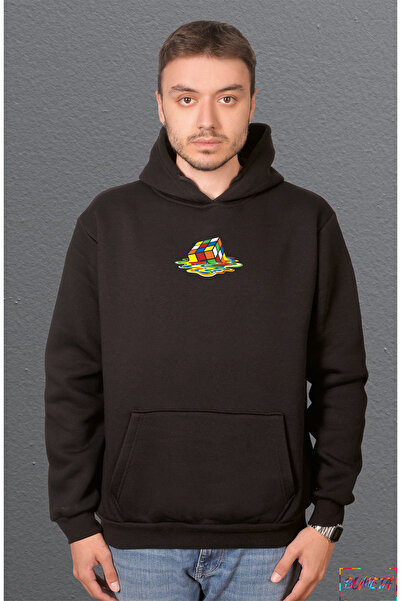 Bumeta Rubik Zeka Cub Erimat Combinație Tricou Hanorac Unisex cu Glugă