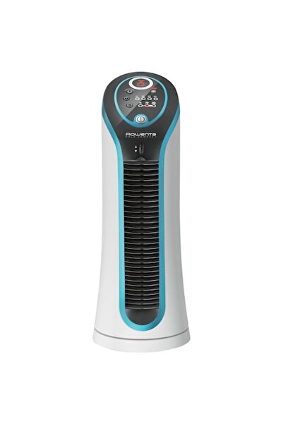 Rowenta Eole Compact VU6210 Tower Fan, 3 Speeds, LED Display, Auto Shut-off, Black