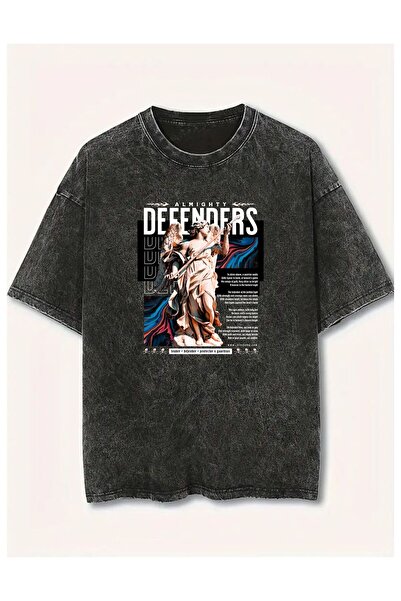 Weekeep Tricou unisex vintage imprimat, lavabil