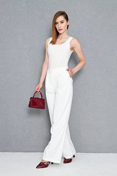 Nadrina Fabric Buttoned Pants