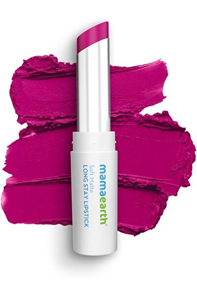 Mamaearth Soft Matte Long Lasting Lipstick - 02 Mulberry Pink - 3.5 g