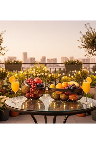 Generic Multi-purpose fruit basket and coffee capsule set