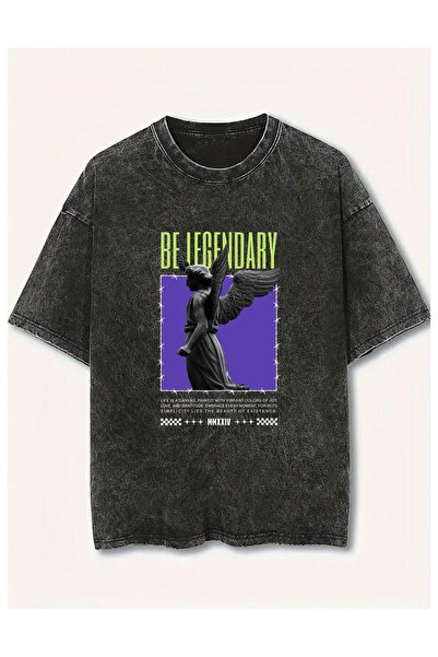 Weekeep Tricou unisex vintage imprimat, lavabil