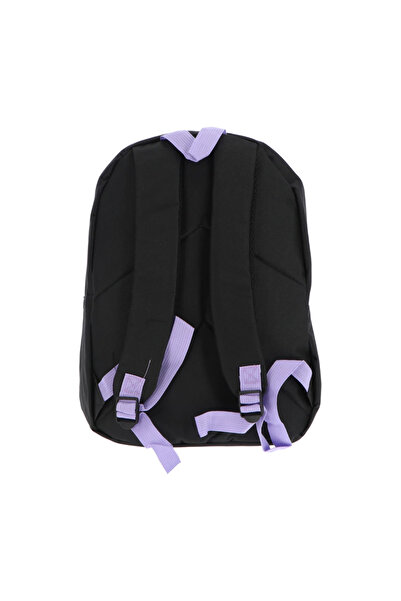 kuromi Kuromi schoolbag, black and pink, 40 x 30 x 15 cm