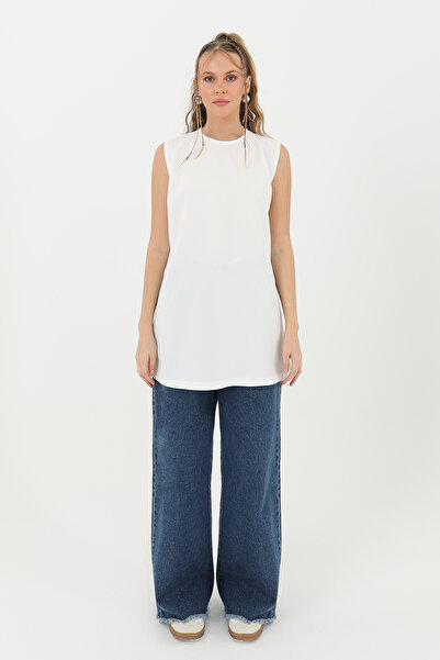 Modamorfo Women's Sleeveless Basic Undershirt Tunic - 10223Tun