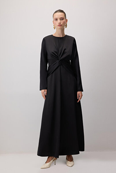 Touché Privé Draped Satin Dress