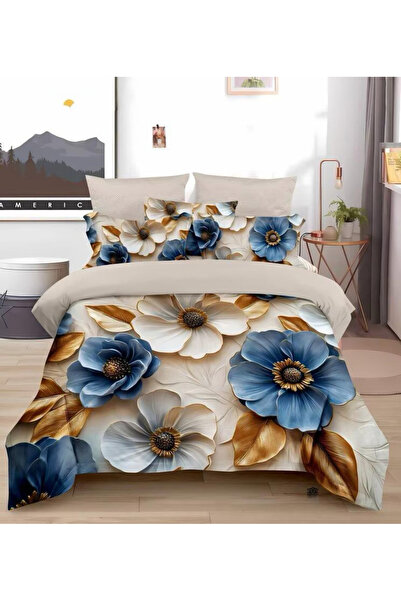 FIONNA.RO Finet Bed Linen 6 Pieces 5D - Porcelain Flowers