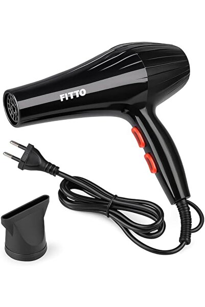 fitto مجفف شعر احترافي صغير الحجم بقوة 4000 واط، مع درجتين للحرارة و3 سرعات، ...