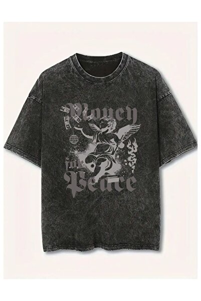 Weekeep Printed Unisex Vintage Washed T-Shirt