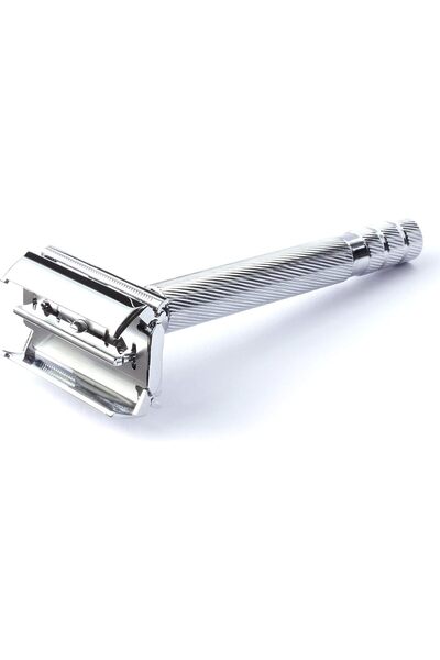 Wilkinson Sword Double-Edge Safety Razor for Men with 5 Double-Edge Blades