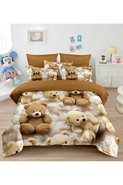 FIONNA.RO Finet Bed Linen 6 Pieces 5D - Plush Bears