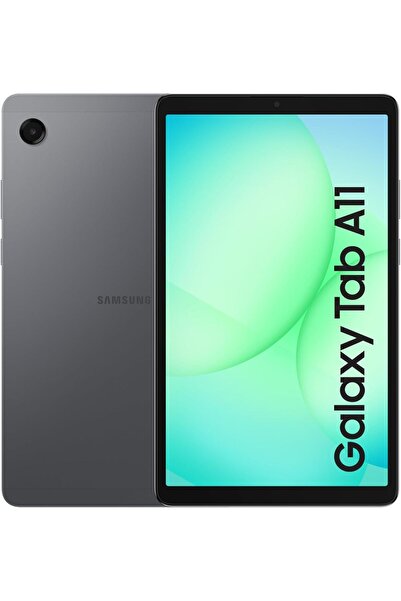 Samsung تابلت جالكسي تاب A11 LTE، أندرويد، رام 4 جيجابايت، سعة تخزين 64 جيجابايت، شاشة 8.7 بوصة، رمادي (الإصدار السعودي)