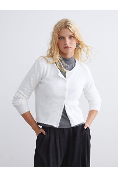 LC Waikiki Crew Neck Women's Knitwear Cardigan