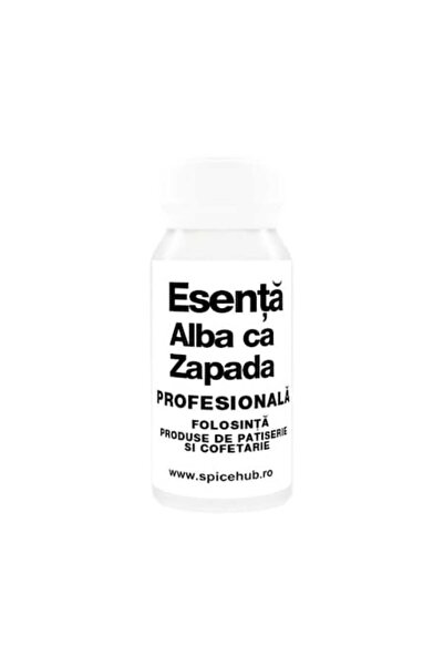 Spicehub Esență profesională Alba ca Zapada 50 ml – pentru prăjituri, creme și deserturi fine