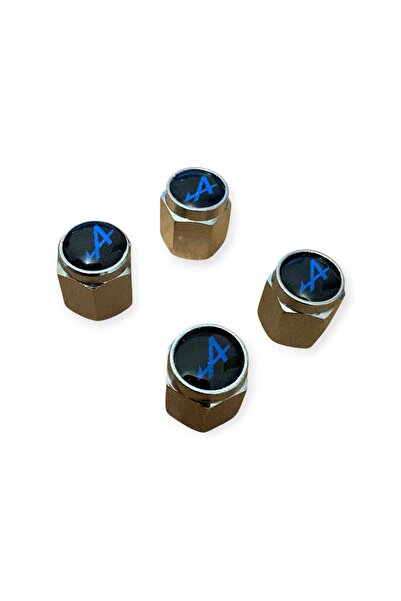 İKTUNING RENAULT ESPRİT ALPİNE LOGOLU ALÜMİNYUM 4 ADET SİBOP KAPAK