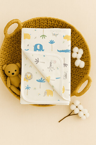 Rain Baby Baby Blanket Cotton Patterned 90 X 90 cm