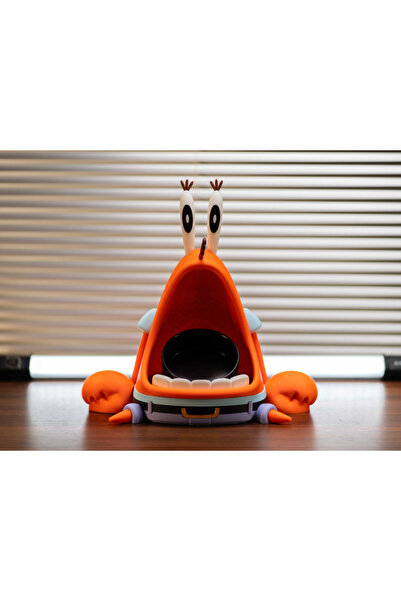 axelon Sünger Bob Bay Yengeç Mr Krabs Hazneli Figür