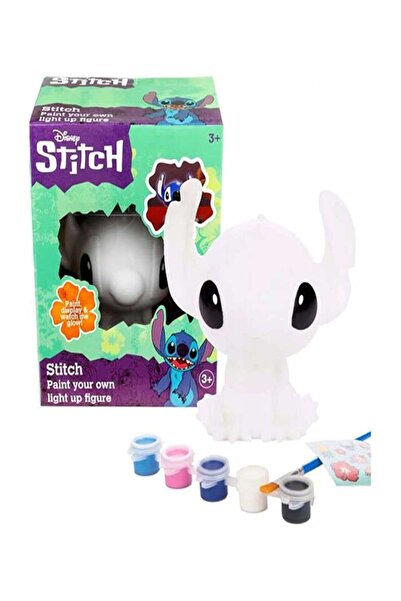 Disney Interactive painting figure Stitch, 5 colors + brush included, 17x14cm