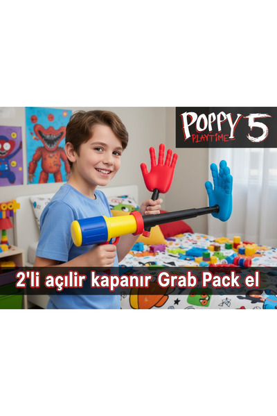 Goplast Premium Açılır Kapanır Grab Pack El 2'li Poppy Play Time Catnap